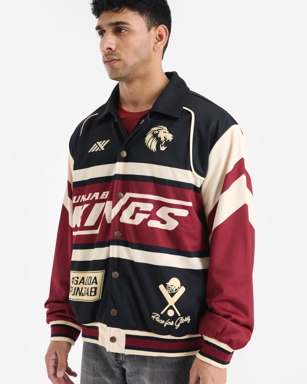 Punjab Kings Racer Varsity Jacket