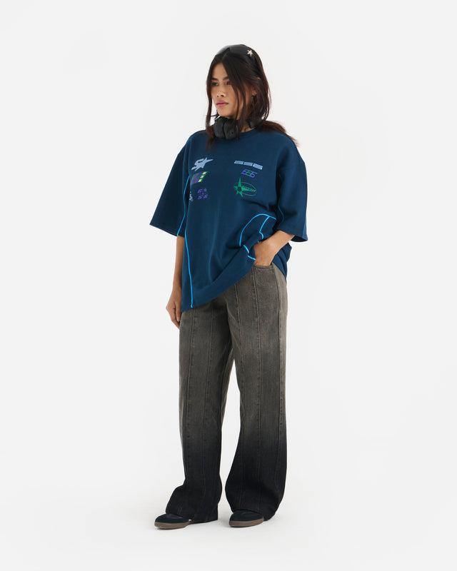 SPONSOR TEE IN BLUE
