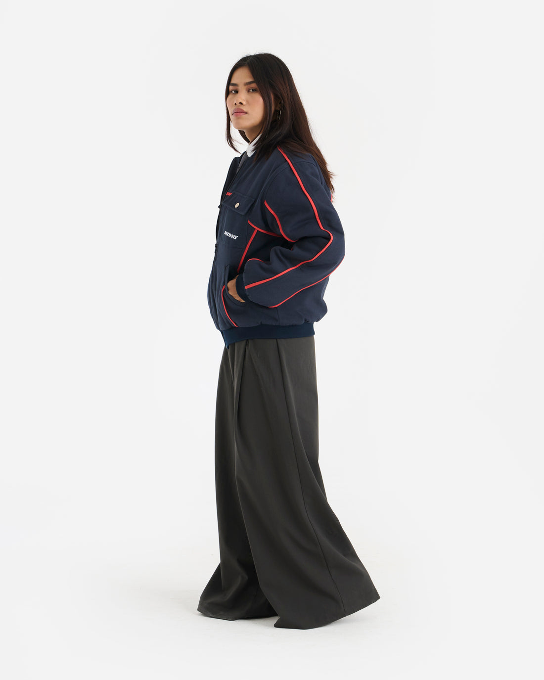 GRIDLINE BOMBER VARSITY - UNISEX