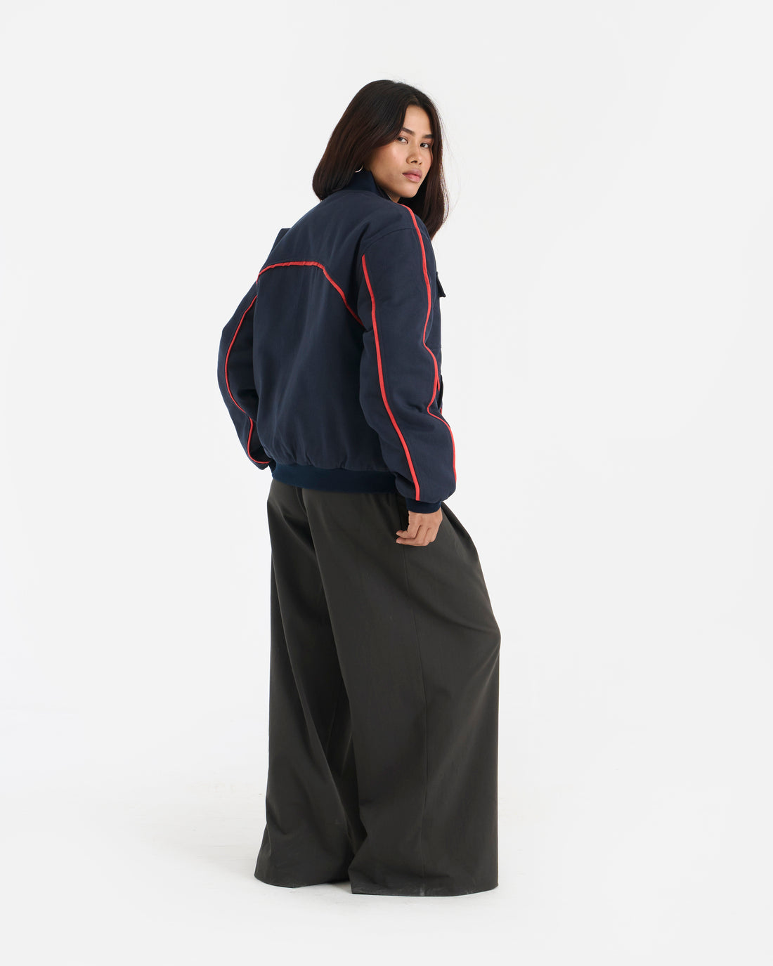 GRIDLINE BOMBER VARSITY - UNISEX