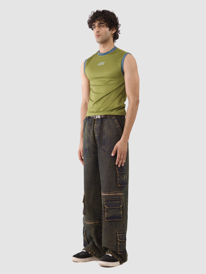 DENIM CARGOS IN HYDROUS