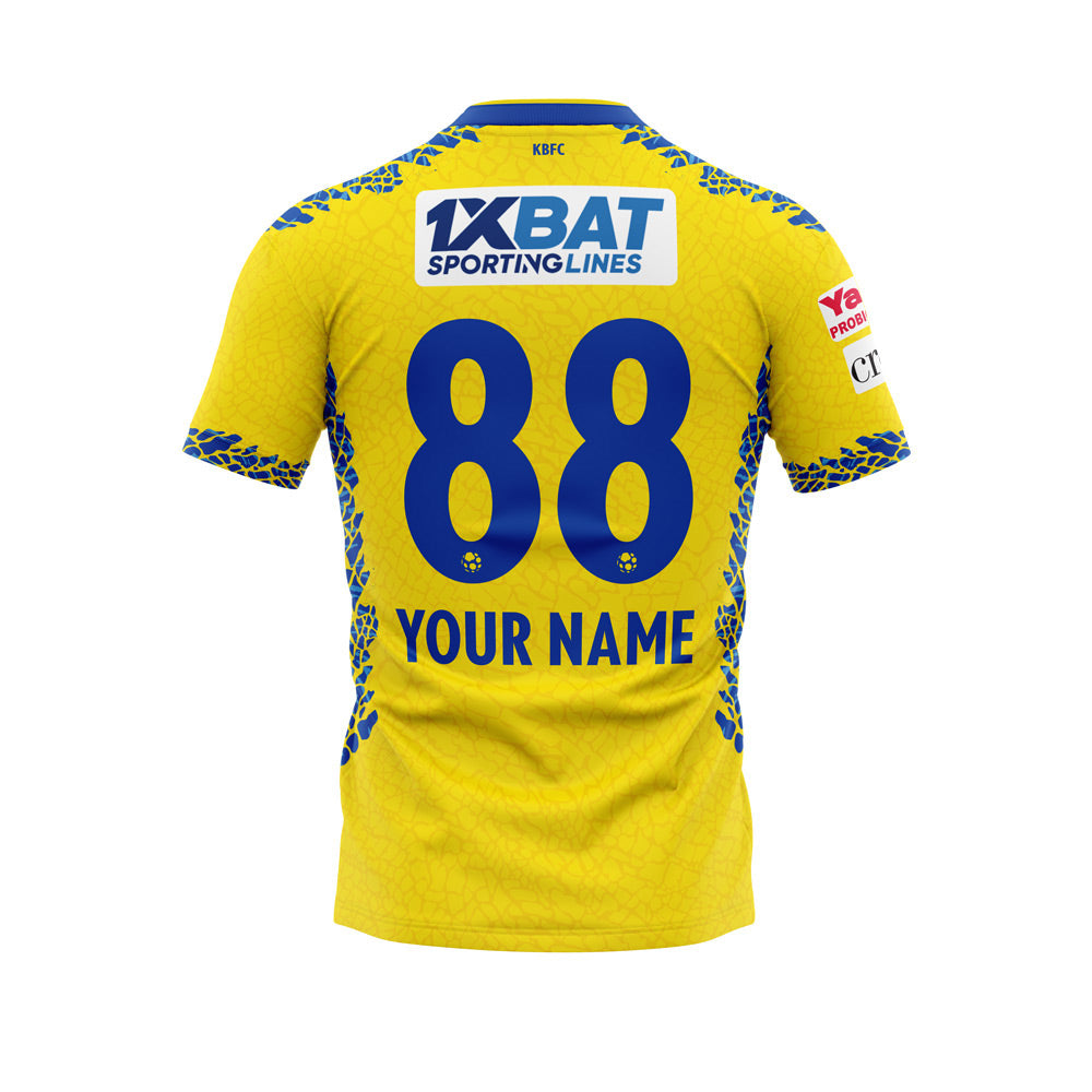 Kerala Blasters Home Jersey Youth Fan Edition202324 SIX5SIX