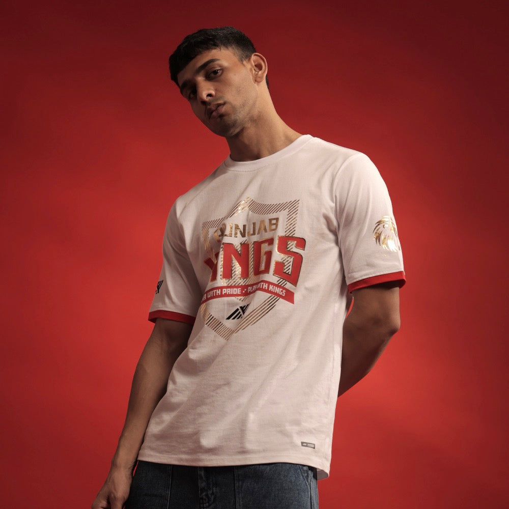 Punjab Kings Casual T-Shirt White
