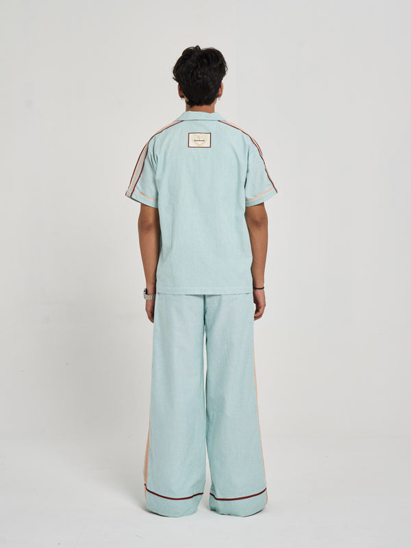 Heartline Striped Coord Shirt