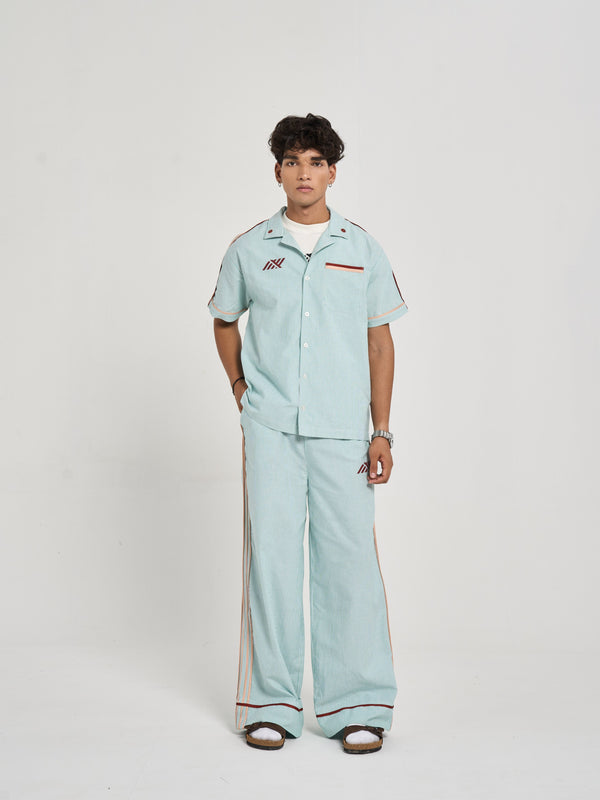 Heartline Striped Coord Shirt