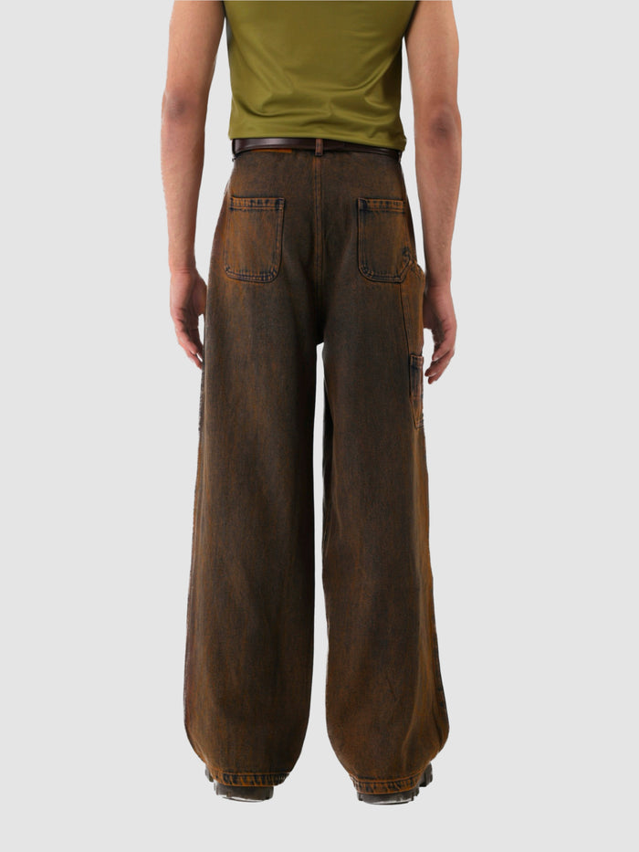 OVERSIZED JEANS IN DUNE