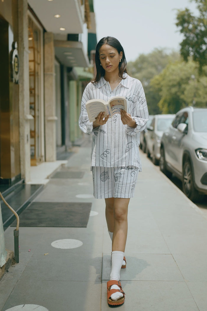 BELUGA CO-ORD TWO BUTTON SHIRT