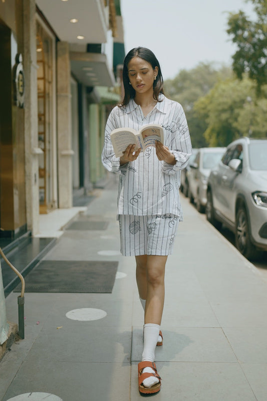BELUGA CO-ORD TWO BUTTON SHIRT