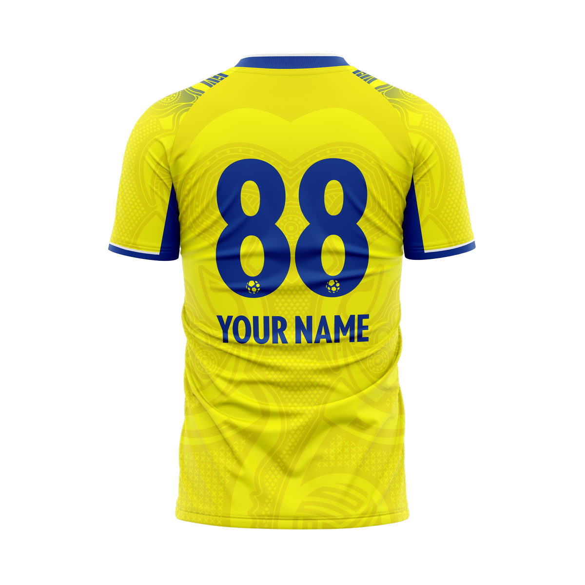 Kerala Blasters Home Jersey Fan Version-2025-26