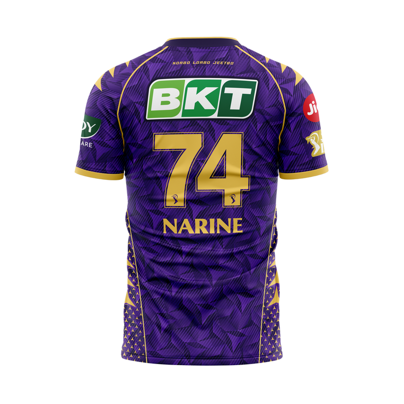 KKR Fan Jersey- NARINE-74