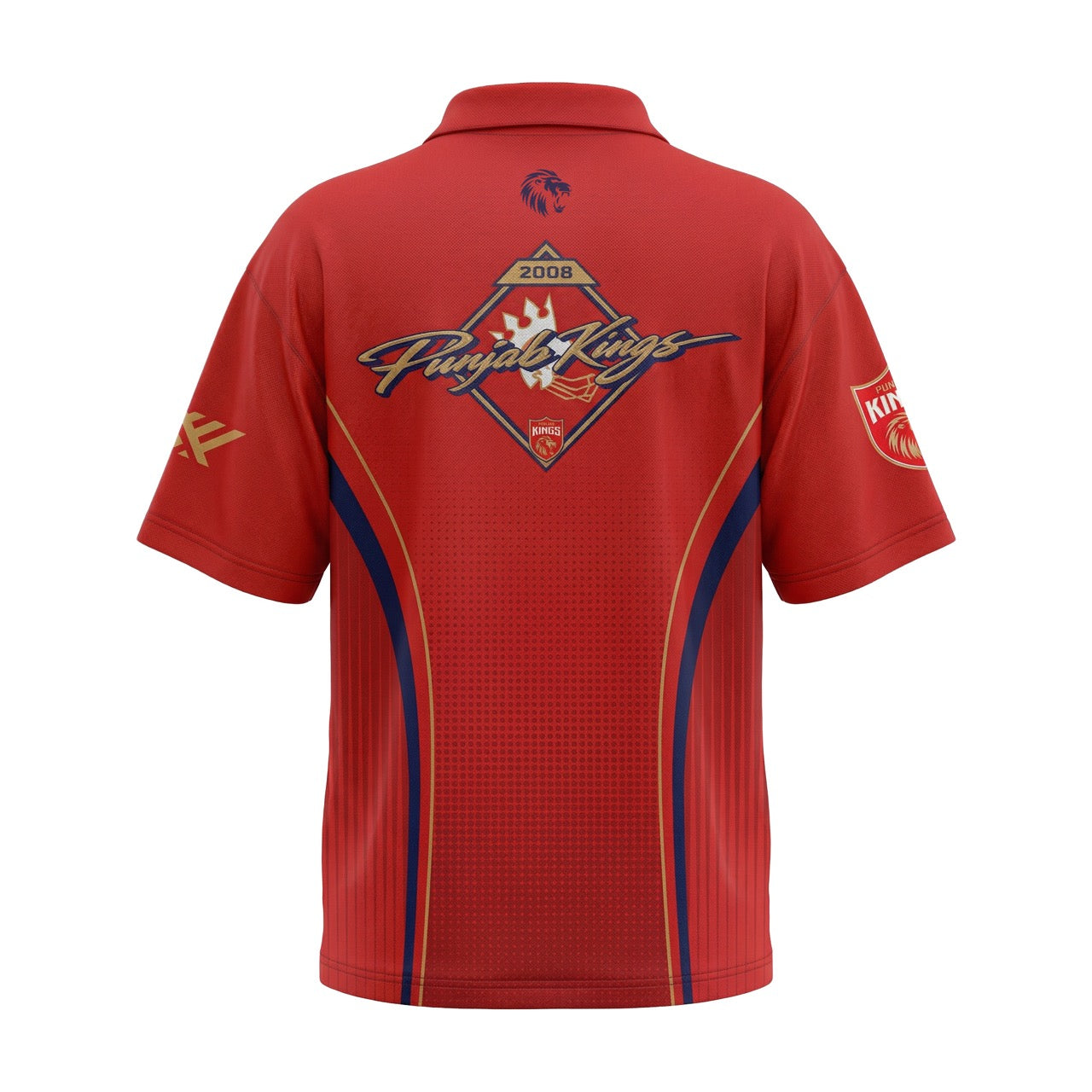 PBKS Player Oversized Polo-Red