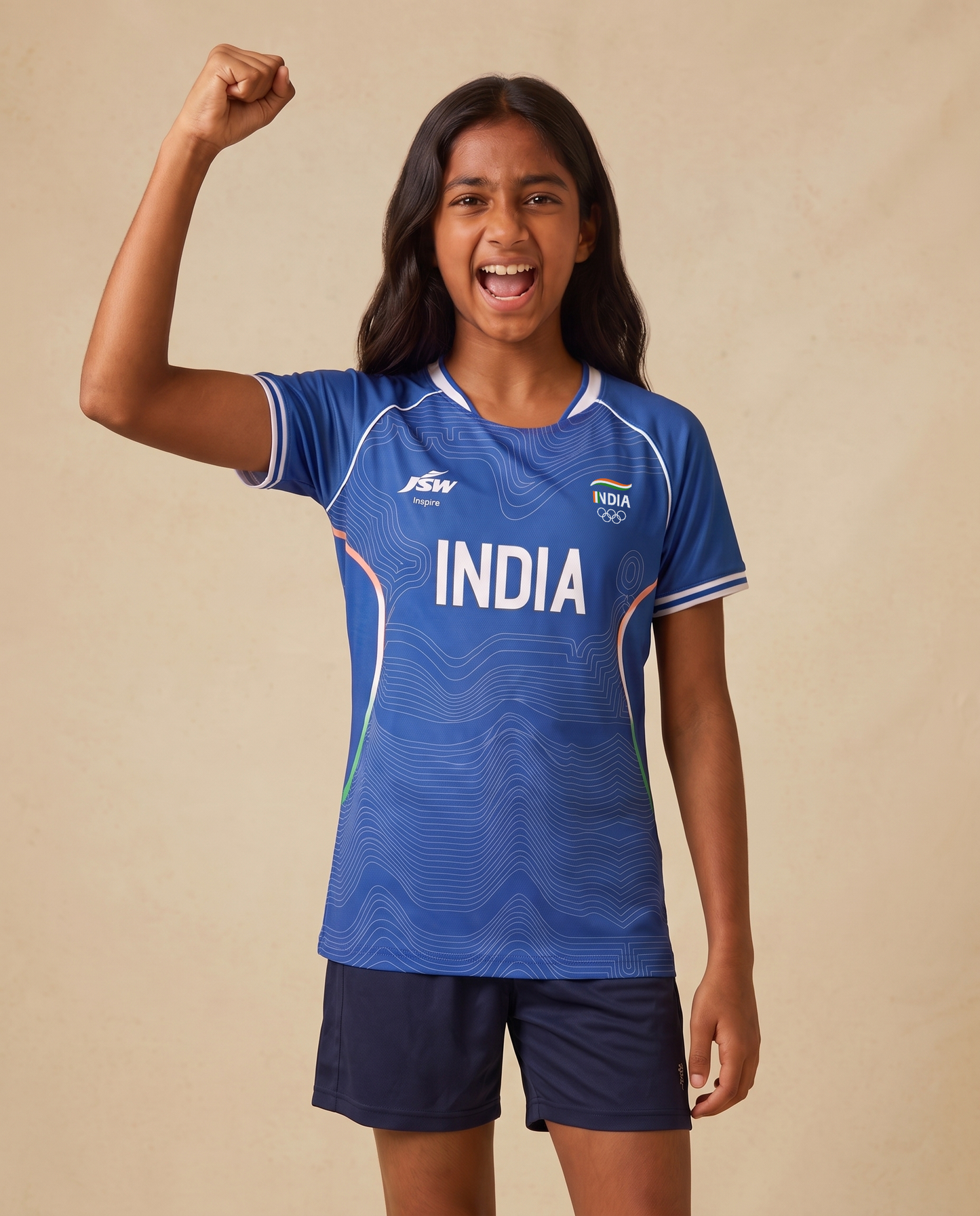Official Team India 2026 Kids Travel Jersey (Unisex)