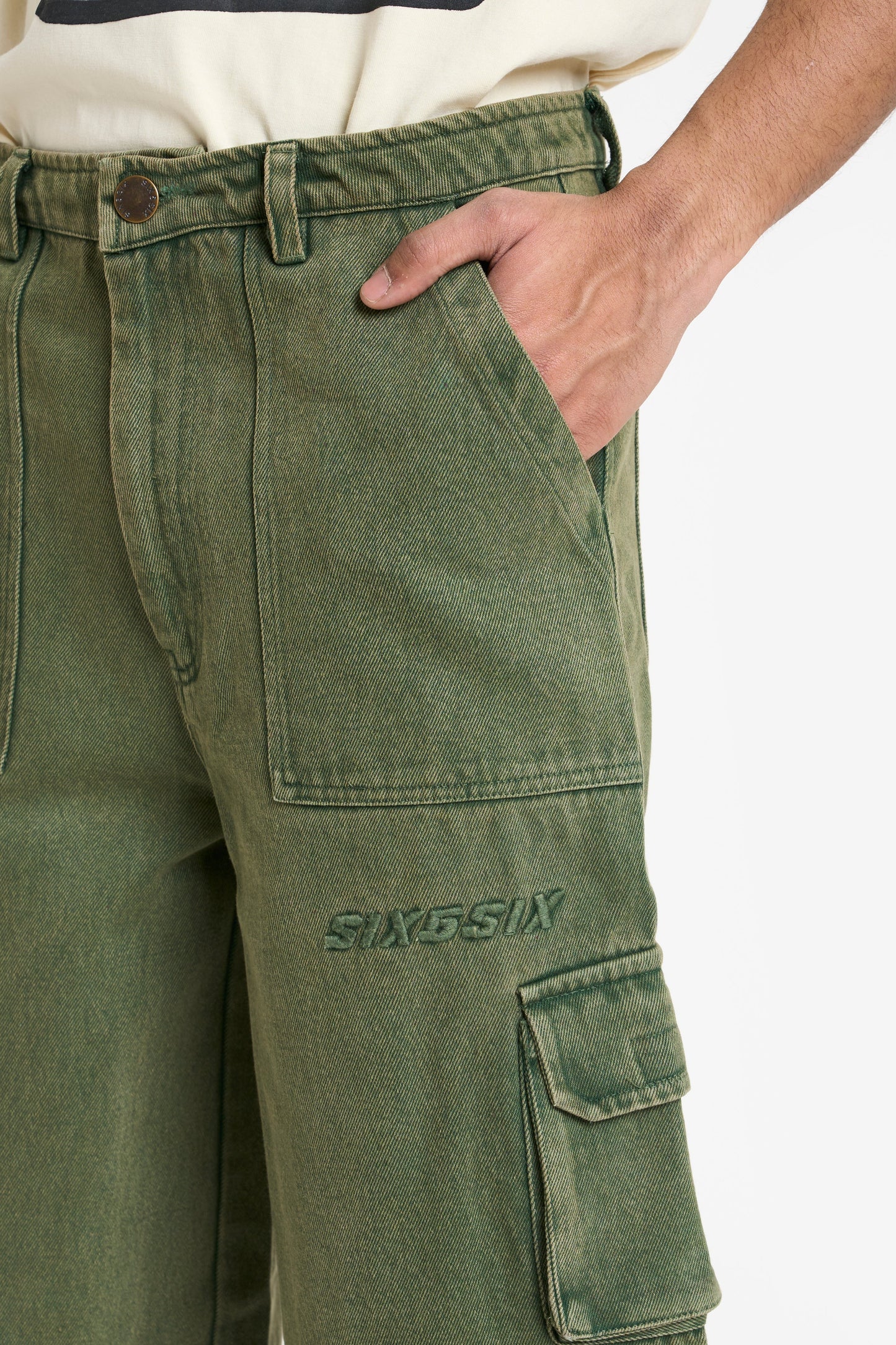 ALGAE DENIM CARGOS