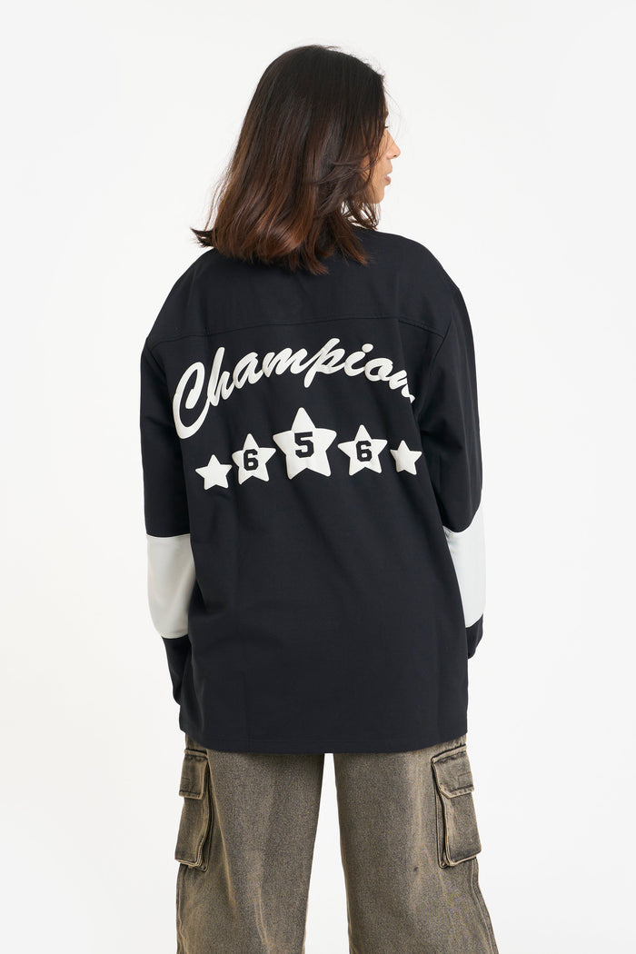 Home Run Jersey Black