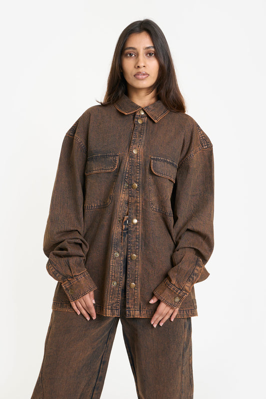 Grime Denim Shirt