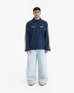 BASELINE TEE IN BLUE