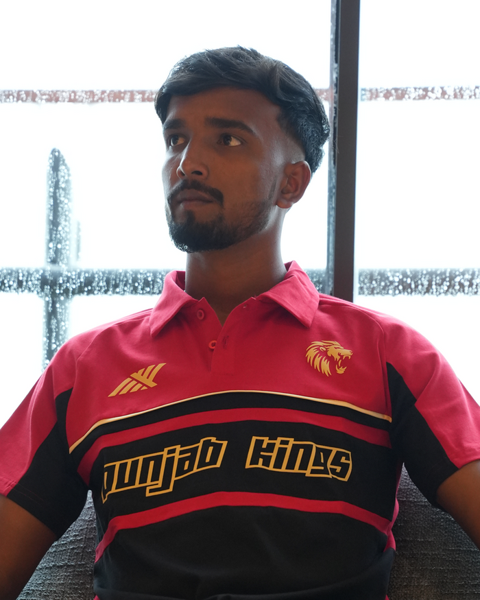 PBKS Player Polo - Red & Black