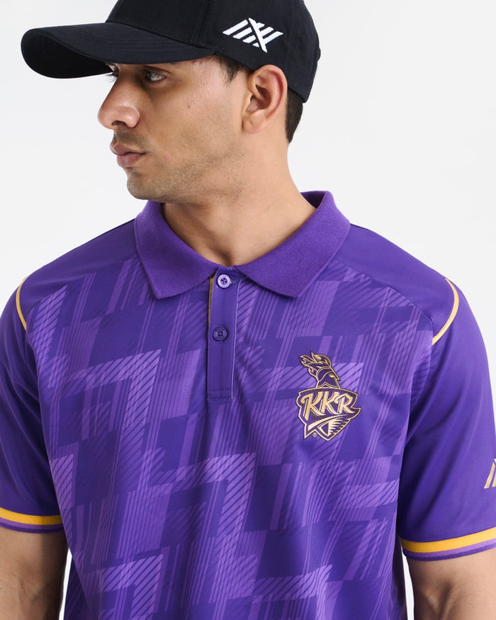 KKR Purple Travel Polo
