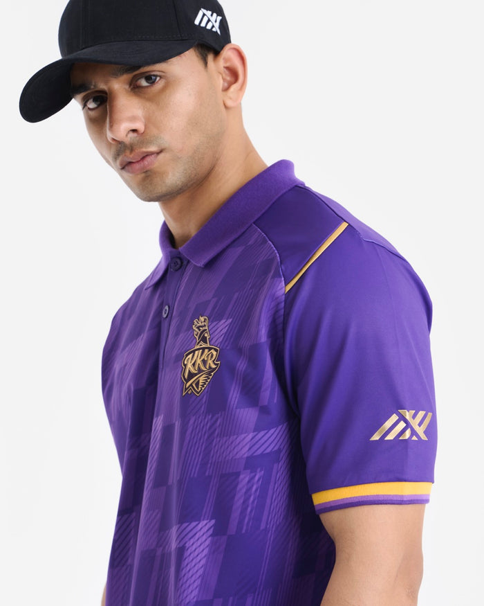 KKR Purple Travel Polo