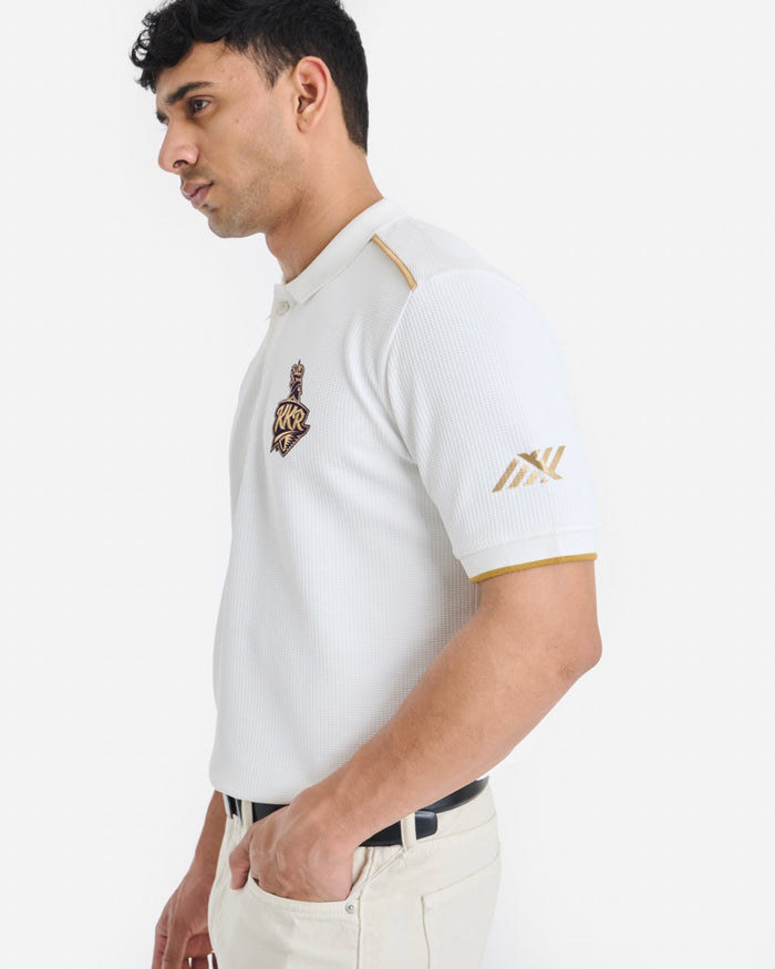 KKR White Travel Polo