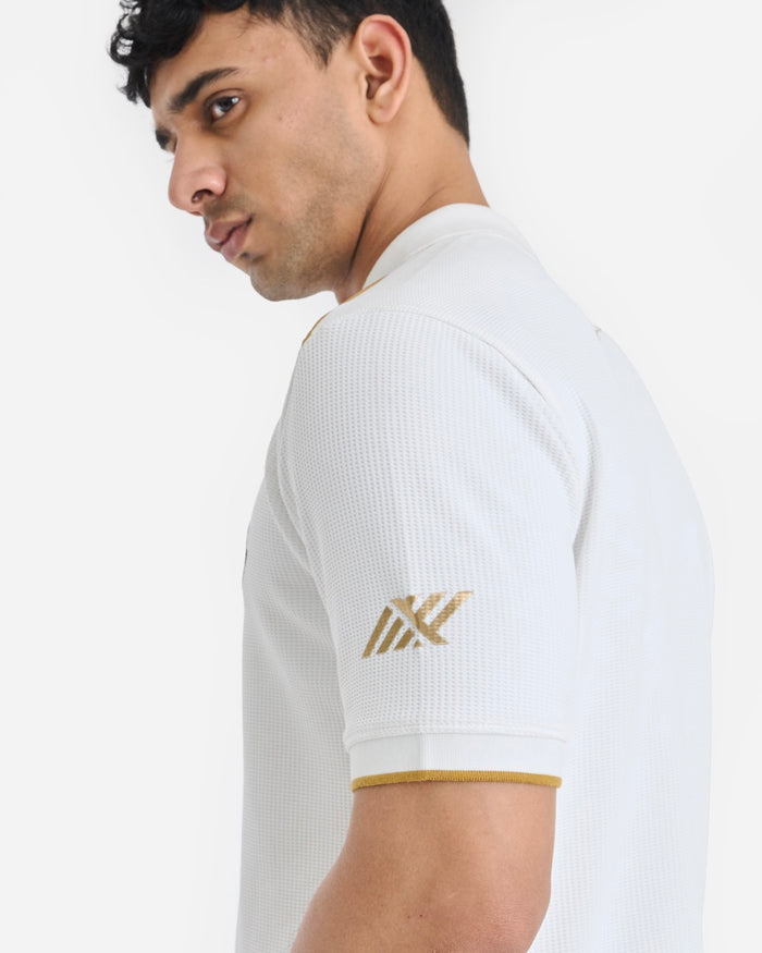 KKR White Travel Polo