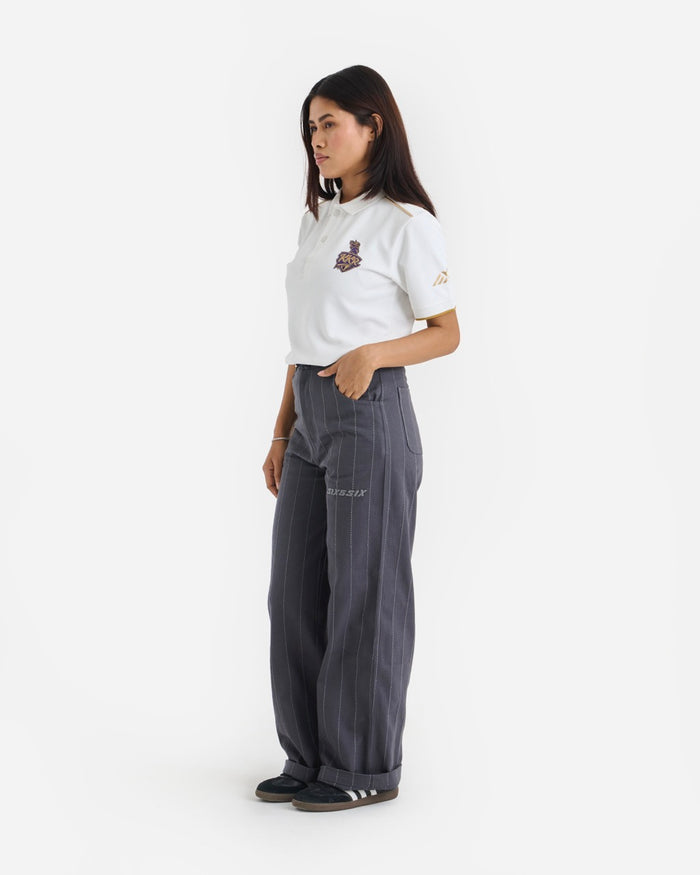 KKR White Travel Polo