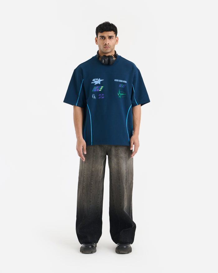 SPONSOR TEE IN BLUE