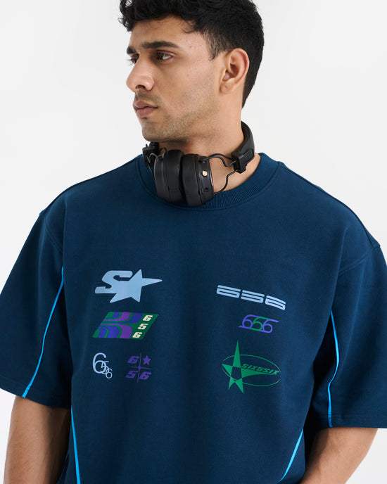 SPONSOR TEE IN BLUE