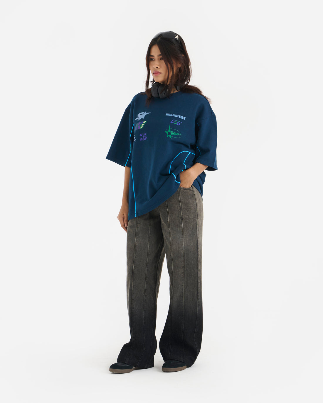 SPONSOR TEE IN BLUE