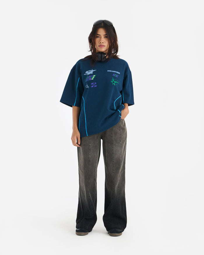 SPONSOR TEE IN BLUE