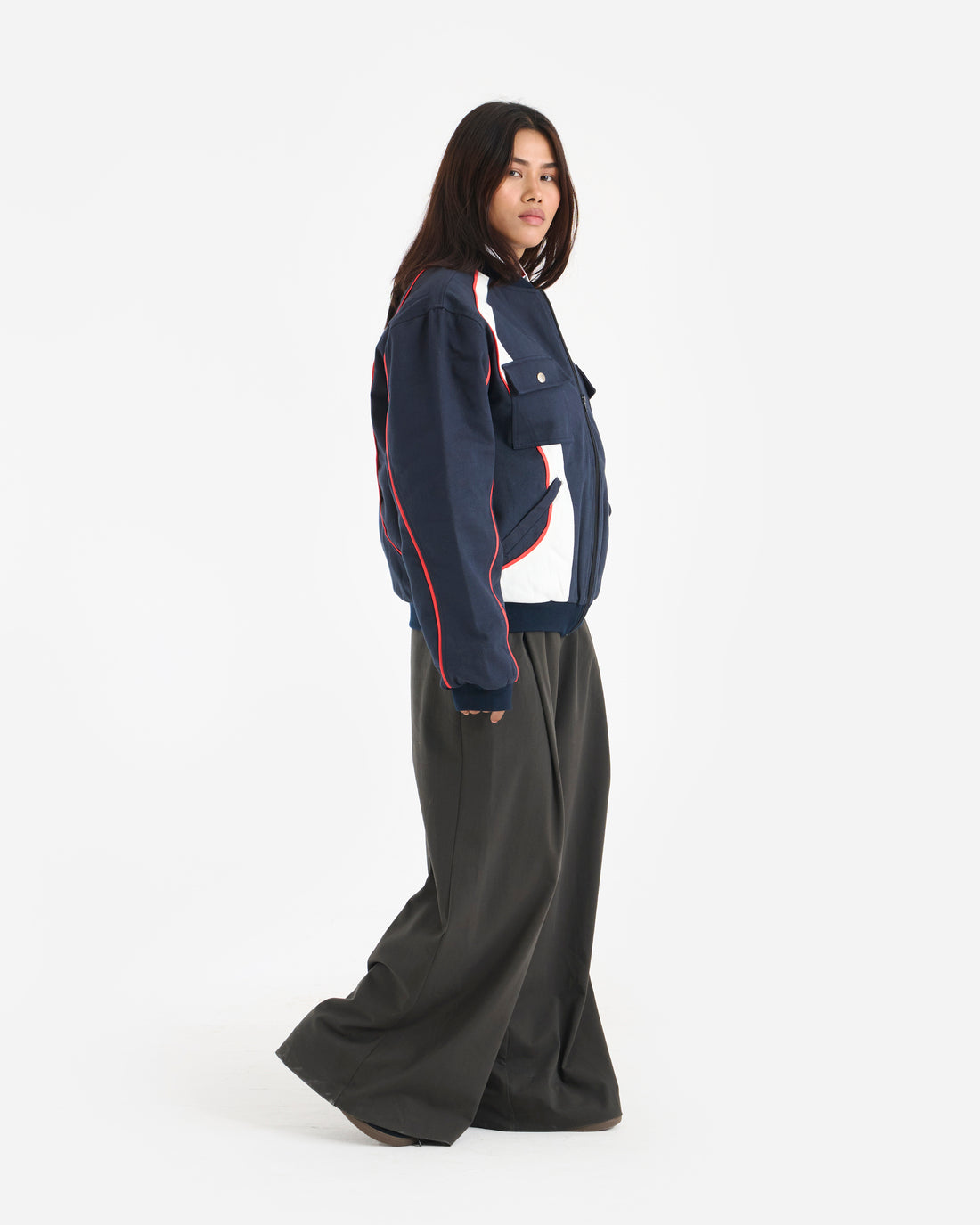 GRIDBLOCK BOMBER VARSITY - UNISEX