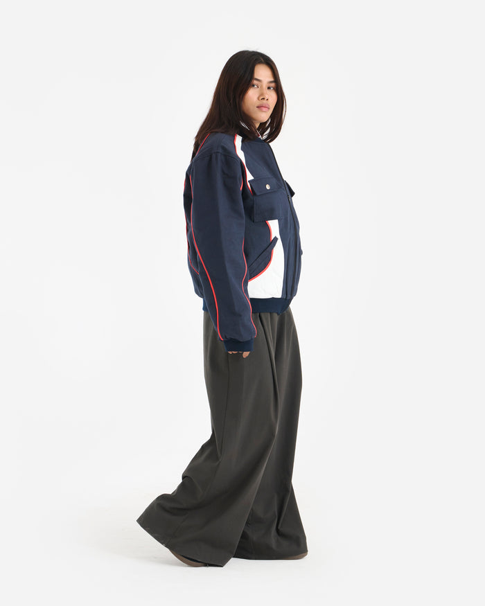 GRIDBLOCK BOMBER VARSITY - UNISEX