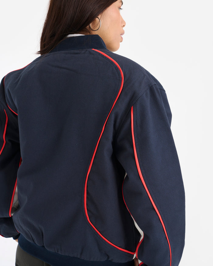 GRIDBLOCK BOMBER VARSITY - UNISEX