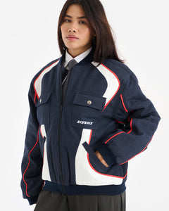 GRIDBLOCK BOMBER VARSITY - UNISEX