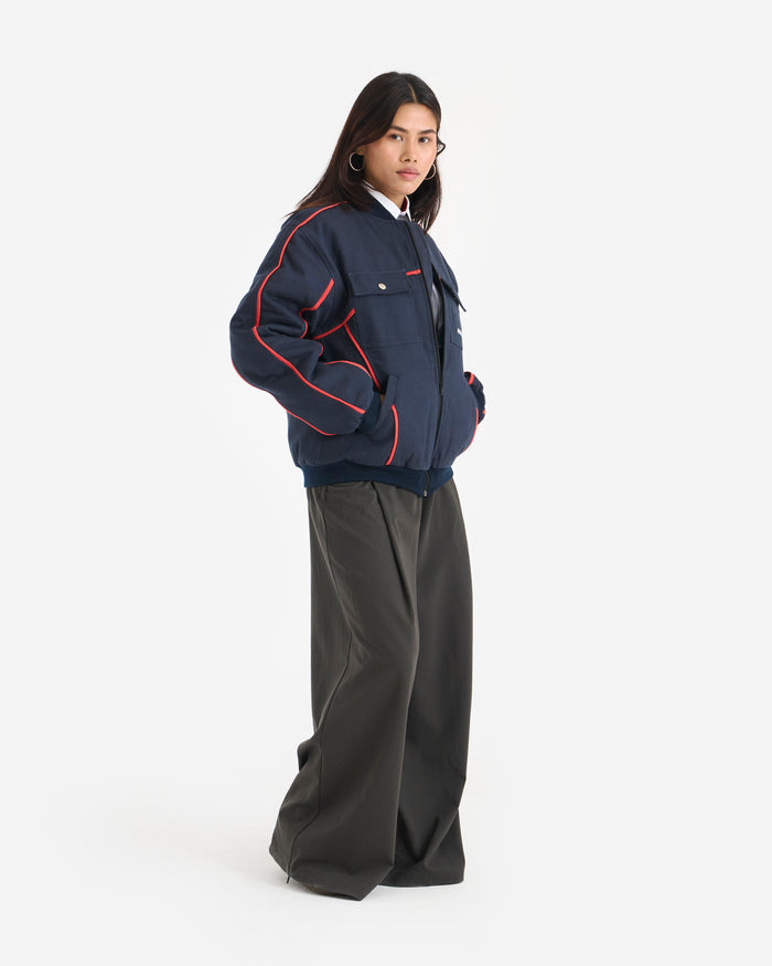 GRIDLINE BOMBER VARSITY - UNISEX
