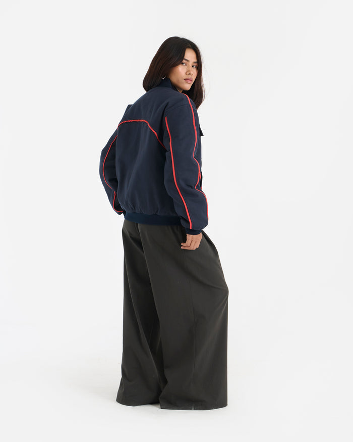 GRIDLINE BOMBER VARSITY - UNISEX