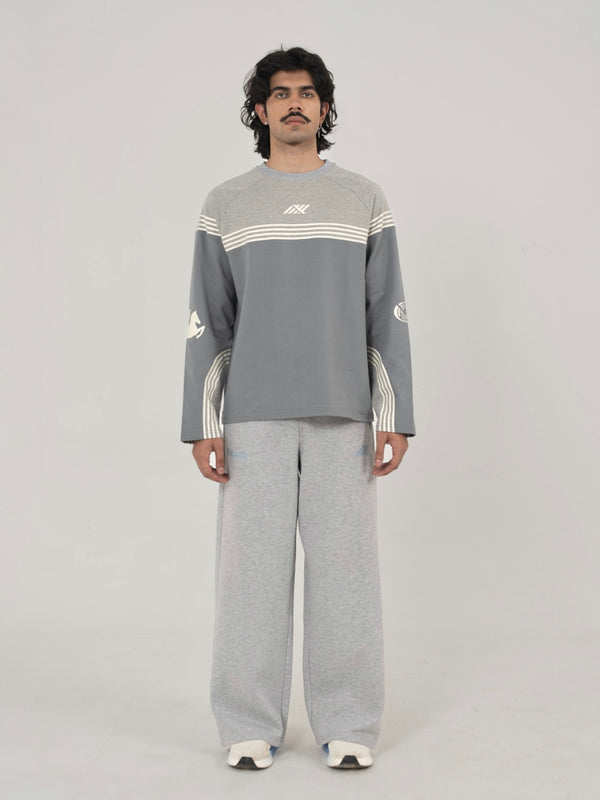 GLACIER TEE IN SLATE GREY