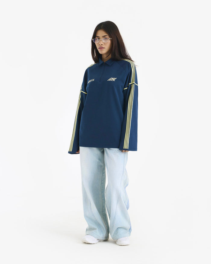 BASELINE TEE IN BLUE