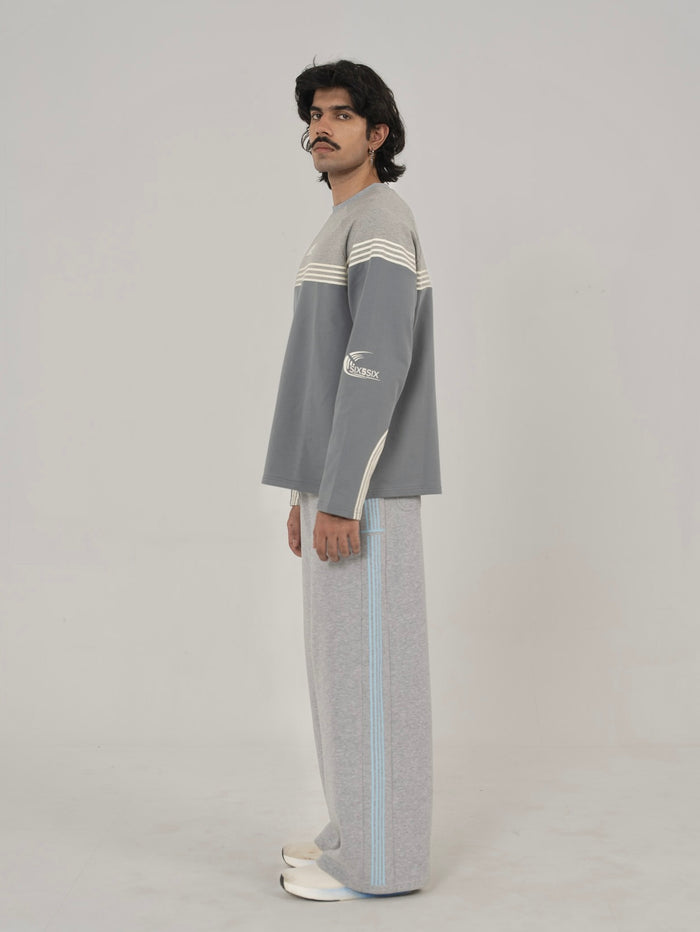 GLACIER TEE IN SLATE GREY