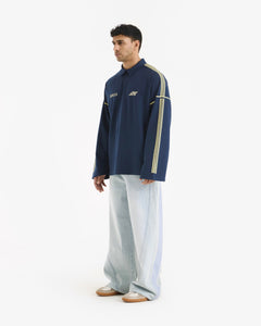 BASELINE TEE IN BLUE