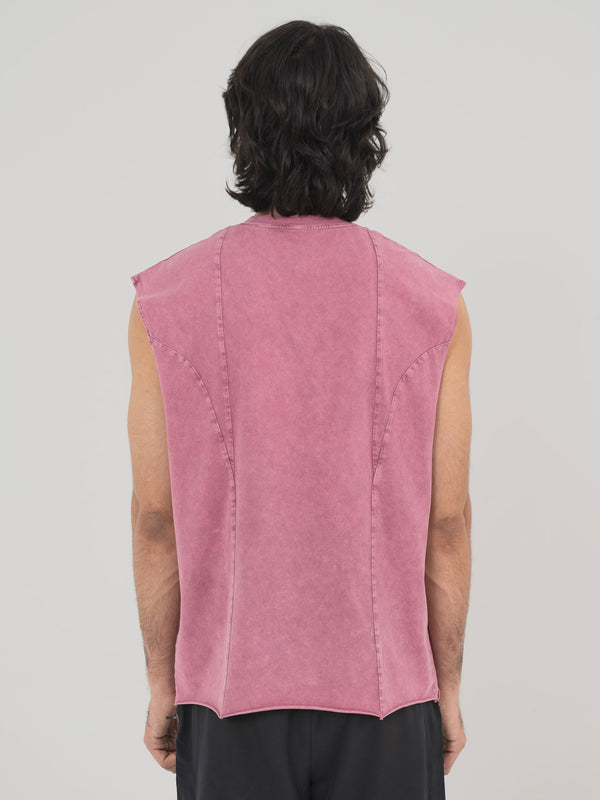 AFTERBURN MUSCLE TEE IN MAUVE