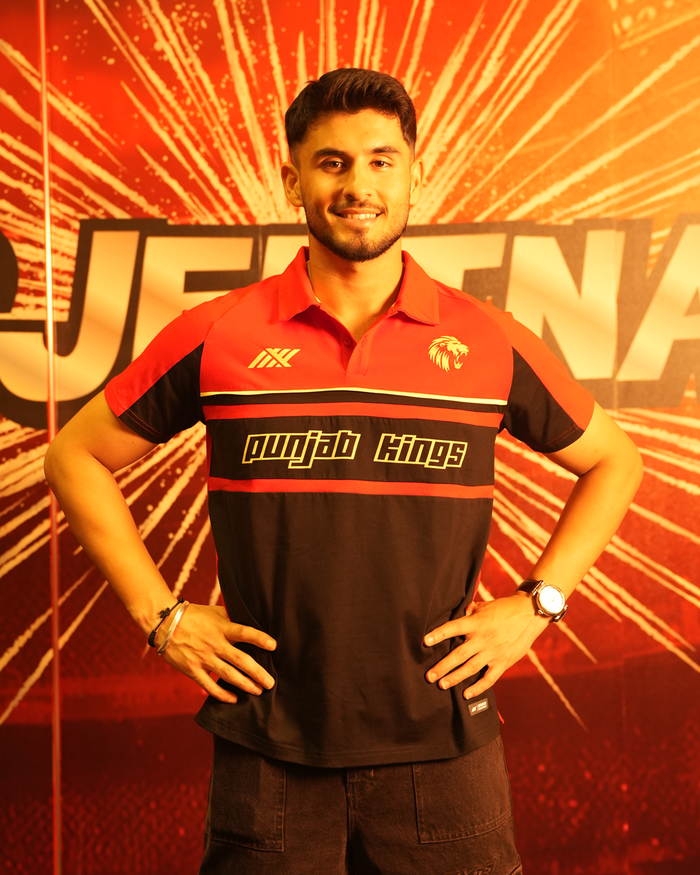 PBKS Player Polo - Red & Black