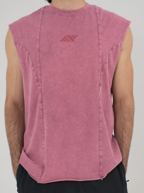 AFTERBURN MUSCLE TEE IN MAUVE