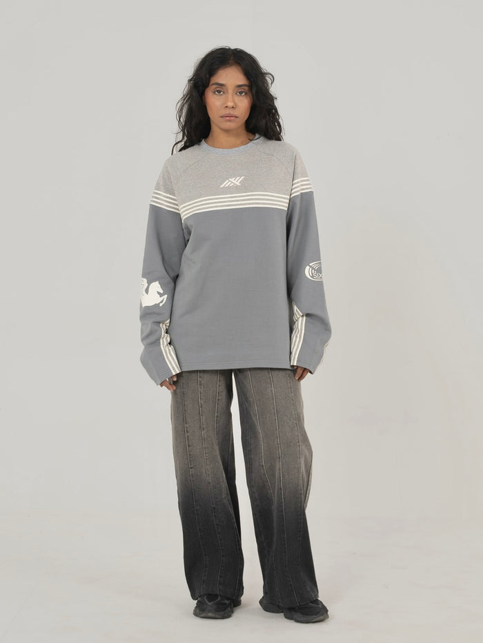 GLACIER TEE IN SLATE GREY