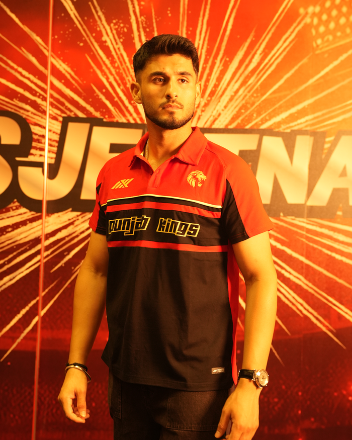 PBKS Player Polo - Red & Black
