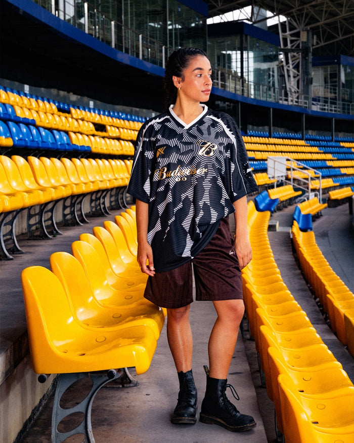 BUDWEISER x SIX5SIX Oversized T20 WC Black & White Jersey