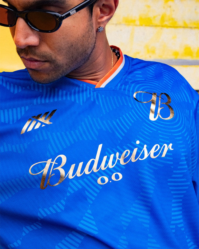 BUDWEISER x SIX5SIX Oversized T20 WC India Blue Jersey