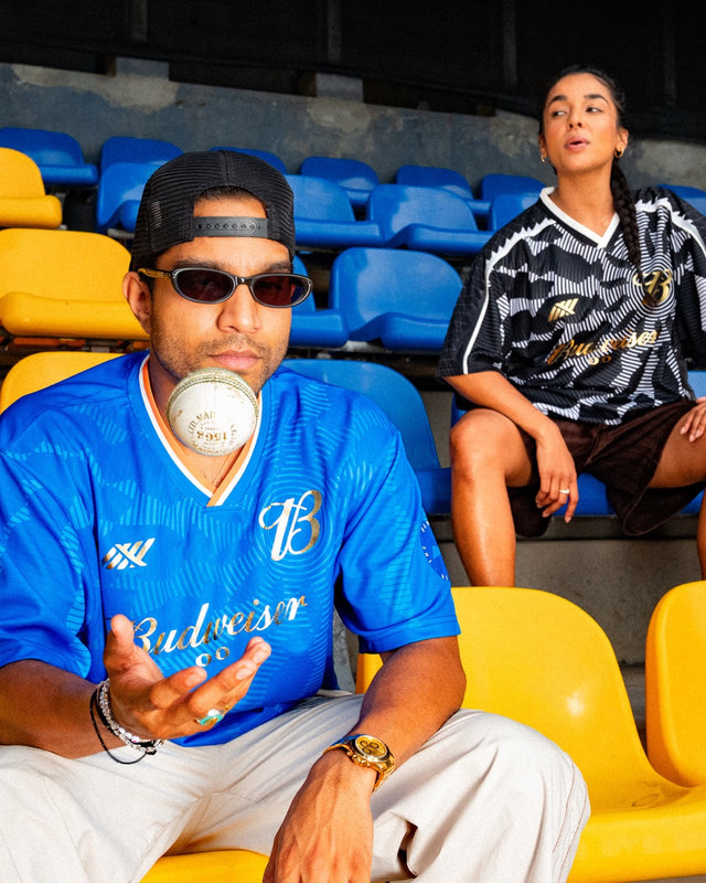 BUDWEISER x SIX5SIX Oversized T20 WC India Blue Jersey