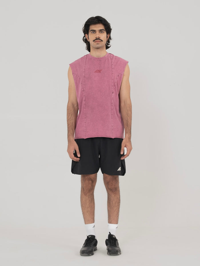 AFTERBURN MUSCLE TEE IN MAUVE