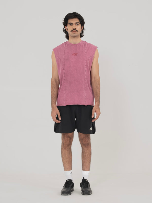 AFTERBURN MUSCLE TEE IN MAUVE